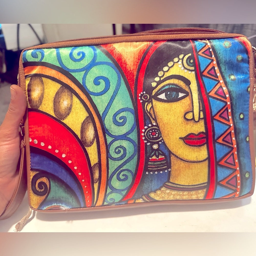 Beautiful unique iPad/casual bag- handmade by proud women.